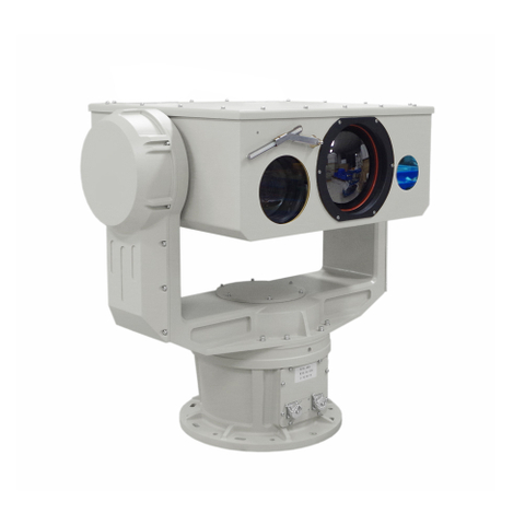 1,5 км Анти-Дрон 360 вращающаяся сетевая тепловая камера видеонаблюдения с Lrf