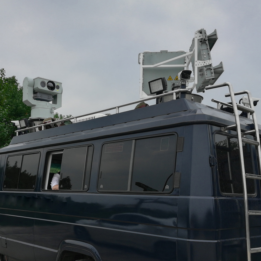20-километровая высокоскоростная камера для защиты границ на 360 градусов, средневолновая инфракрасная камера MWIR для тепловизионных платформ