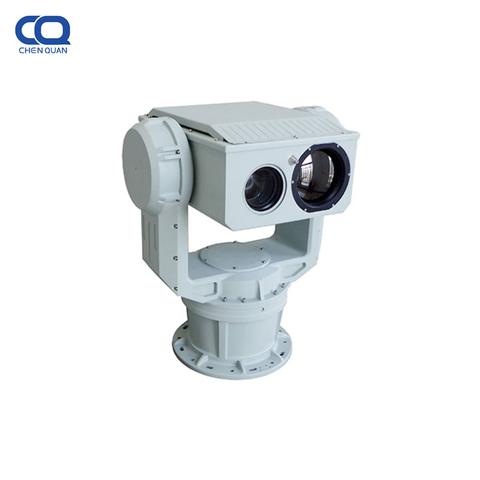 Антикоррозионная морская тепловизионная камера дальнего действия с двумя объективами для наблюдения за береговой линией