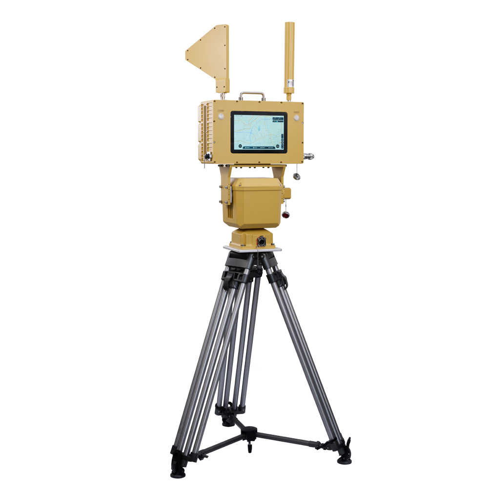 Портативный встречный дрон, интегрированный 300-6000 МГц, 4 км, обнаружение 3 км, помеха