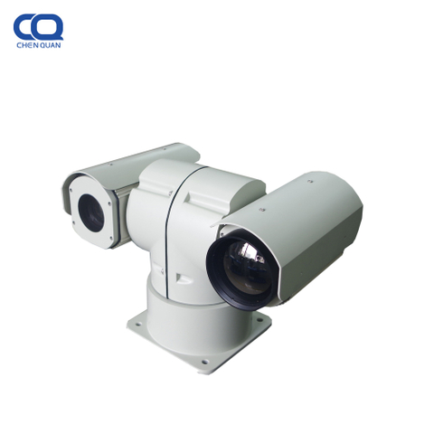 8,6 км 640x512 100 мм фиксированная дальнобойная двойная тепловизионная камера PTZ