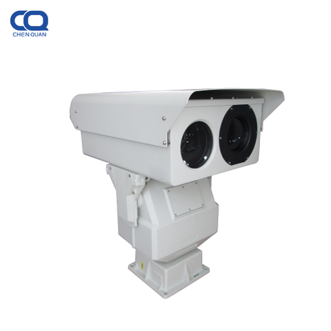 10-километровая идентификация человека 640x512 наружная камера наблюдения 3D с двойным объективом PTZ-камера
