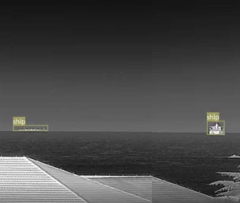 IP67 15-километровая система обнаружения вторжений на корабль, система наблюдения с гироскопом, мультисенсорная морская тепловизионная камера