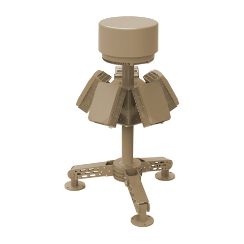 3 в 1 10-километровое обнаружение 3-километровой помехи 3-километровая обманная фиксированная анти-дронная система